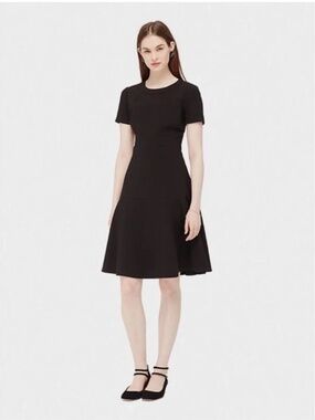 Kate Spade Black Jazz Things Up Crepe Flip Dress Size 2